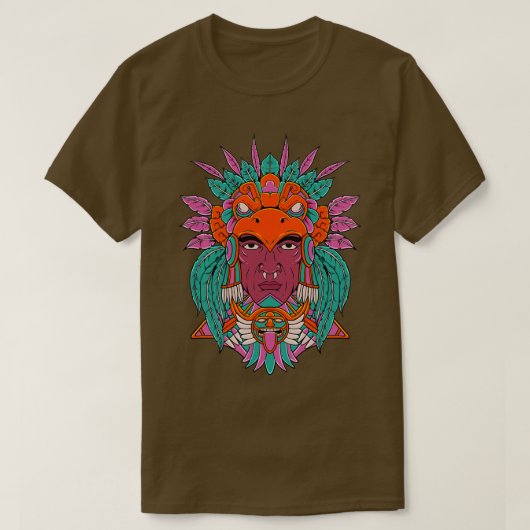 Aztec Warrior Eagle Warrior T-Shirt (Design vorne)