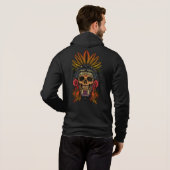 Aztec Warrior Hoodie (Schwarz voll)