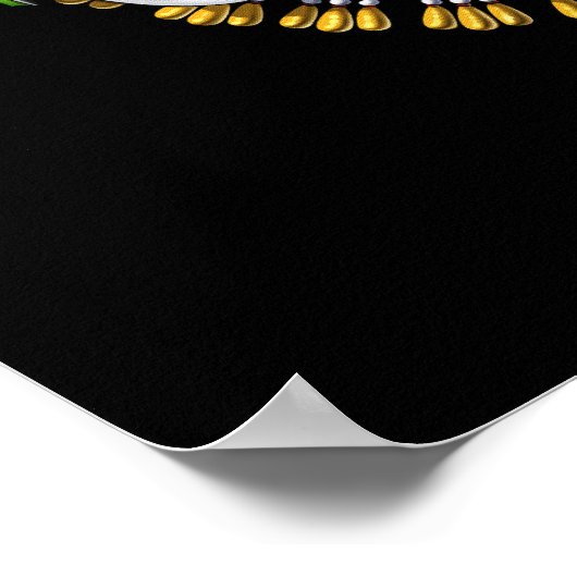 Aztec Warrior Jaguar Poster (Ecke)