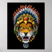 Aztec Warrior Jaguar Poster (Vorne)