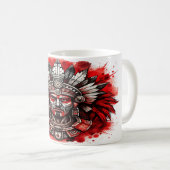 Aztec Warrior Kaffeetasse (VorderseiteRechts)