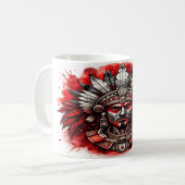 Aztec Warrior Kaffeetasse (Vorderseite Links)