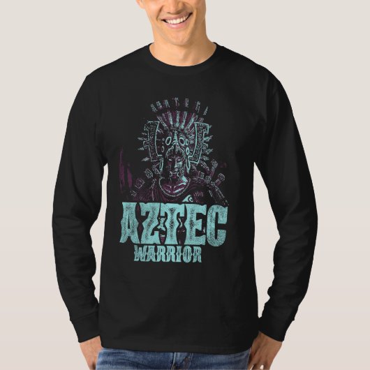 Aztec Warrior King Mexico National Aztec Mayas 6 T-Shirt (Vorderseite)