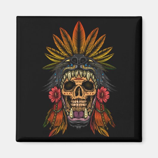 Aztec Warrior Magnet (Vorne)