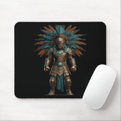 Aztec Warrior Mexican Boxing Pride Mousepad (Mit Mouse)