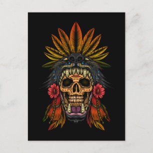 Aztec Warrior Postkarte