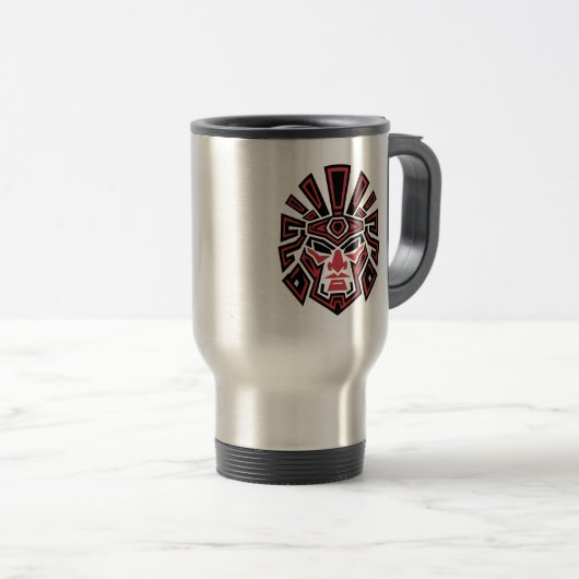 Aztec Warrior Pride 02 Reisebecher (VorderseiteRechts)