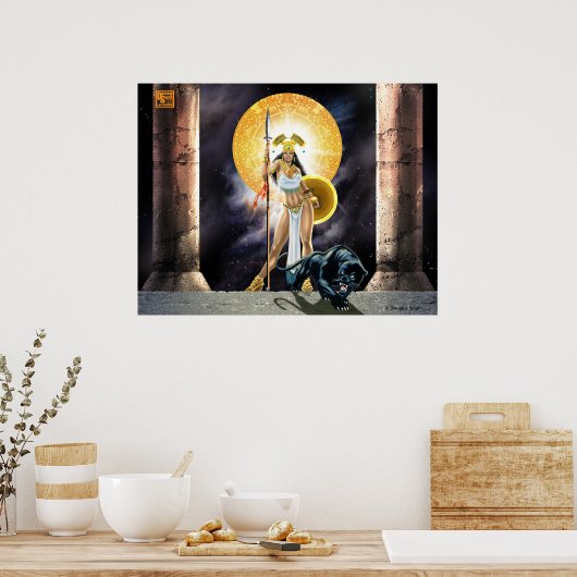 Aztec Warrior Princess Poster (Küche)