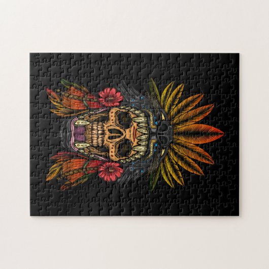 Aztec Warrior Puzzle (Horizontal)