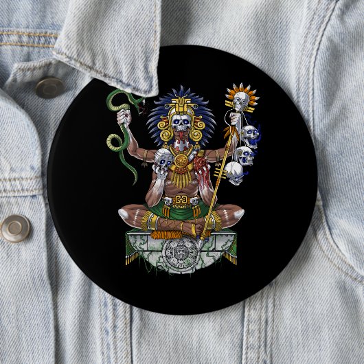 Aztec Warrior Shaman Button (Beispiel)