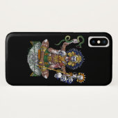 Aztec Warrior Shaman Case-Mate iPhone Hülle (Rückseite (Horizontal))