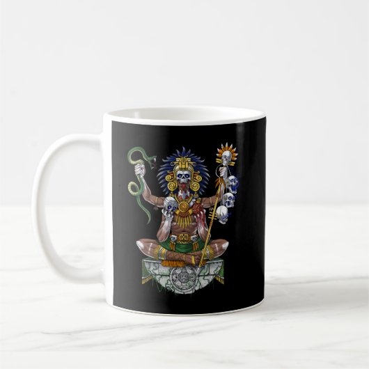 Aztec Warrior Shaman Kaffeetasse (Links)