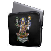 Aztec Warrior Shaman Laptopschutzhülle (Vorderseite Links)