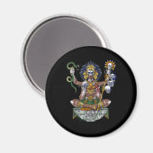 Aztec Warrior Shaman Magnet (Vorderseite/Rückseite)