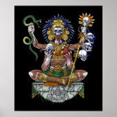 Aztec Warrior Shaman Poster (Vorne)