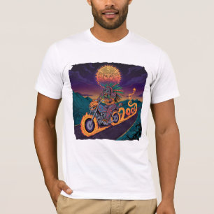 Aztec Warrior T - Shirt Feuerwehr und Jaguar