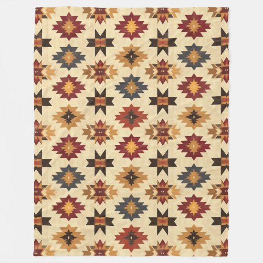 Aztec Western Pattern Fleecedecke (Vorderseite)