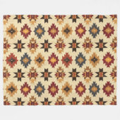 Aztec Western Pattern Fleecedecke (Vorderseite (Horizontal))