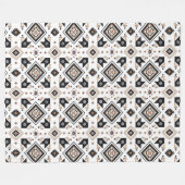 Aztec Western Pattern Fleecedecke (Vorderseite (Horizontal))