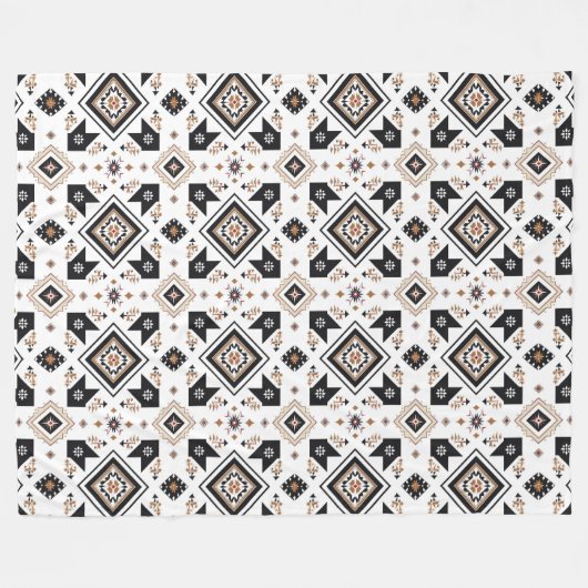 Aztec Western Pattern Fleecedecke (Vorderseite (Horizontal))