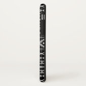 Aztec White Gray Black Mixed Motifs Muster Case-Mate iPhone Hülle (Hinten/Links)