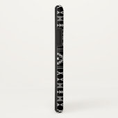 Aztec White Gray Black Mixed Motifs Muster Case-Mate iPhone Hülle (Hinten/Rechts)