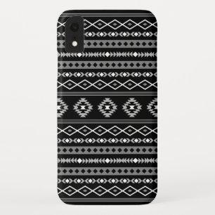 Aztec White Gray Black Mixed Motifs Muster Case-Mate iPhone Hülle