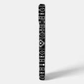 Aztec White Gray Black Mixed Motifs Muster Case-Mate iPhone Hülle (Rückseite / Links)