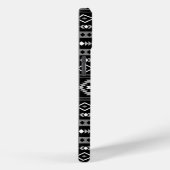 Aztec White Gray Black Mixed Motifs Muster Case-Mate iPhone Hülle (Rückseite / Rechts)