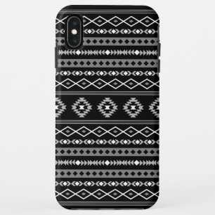 Aztec White Gray Black Mixed Motifs Muster Case-Mate iPhone Hülle