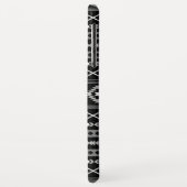 Aztec White Gray Black Mixed Motifs Muster Case-Mate iPhone Hülle (Hinten/Links)