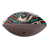 Aztec Wolf Face Football (Gedreht 270)