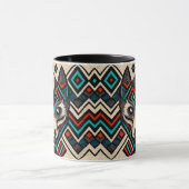 Aztec Wolf Face Tasse (Zentrum)