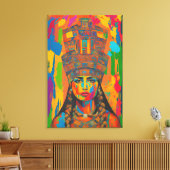Aztec Woman Art Leinwanddruck (Insitu (Wohnzimmer))