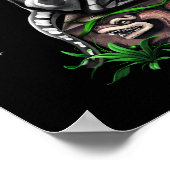 Aztec Xolo Dog Poster (Ecke)