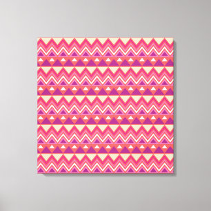 Aztec Zickzack #2 bei VictoriaShaylee Leinwanddruck