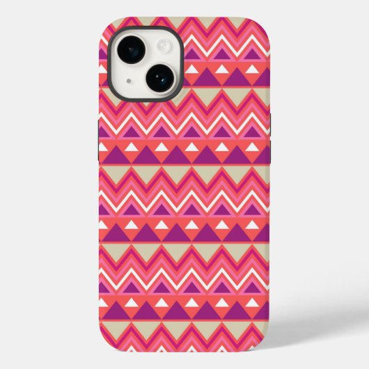 Aztec Zickzack #2 @ VictoriaShaylee Case-Mate iPhone Hülle (Rückseite)