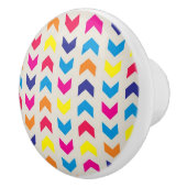 Aztec Zickzack bunt Keramikknauf (Rechts)