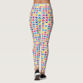 Aztec Zickzack bunt Leggings (Rückseite)