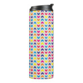 Aztec Zickzack bunt Thermosbecher (Nach links gedreht)