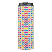Aztec Zickzack bunt Thermosbecher (Rückseite)