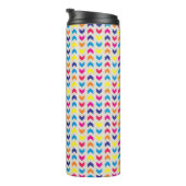 Aztec Zickzack bunt Thermosbecher (Nach rechts gedreht)