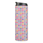 Aztec Zickzack Farbmuster Thermosbecher (Nach rechts gedreht)