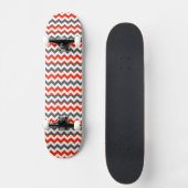 Aztec Zickzack Zigzag Streifenmuster 2 Skateboard (Vorderseite)
