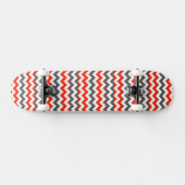 Aztec Zickzack Zigzag Streifenmuster 2 Skateboard (Horizontal)