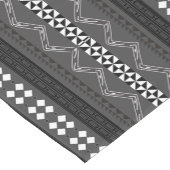 Aztec Zigzag Abstrakt geometrisches Muster Kurzer Tischläufer (Ecke)