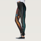 Aztec Zodiac Abstrakt Mix Leggings (Links)
