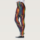 Aztec Zodiac Abstrakt Mix Leggings (Links)