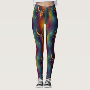 Aztec Zodiac Abstrakt Mix Leggings