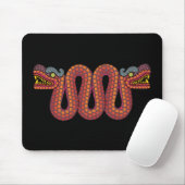 Aztec-Zweikopfschlange Mousepad (Mit Mouse)